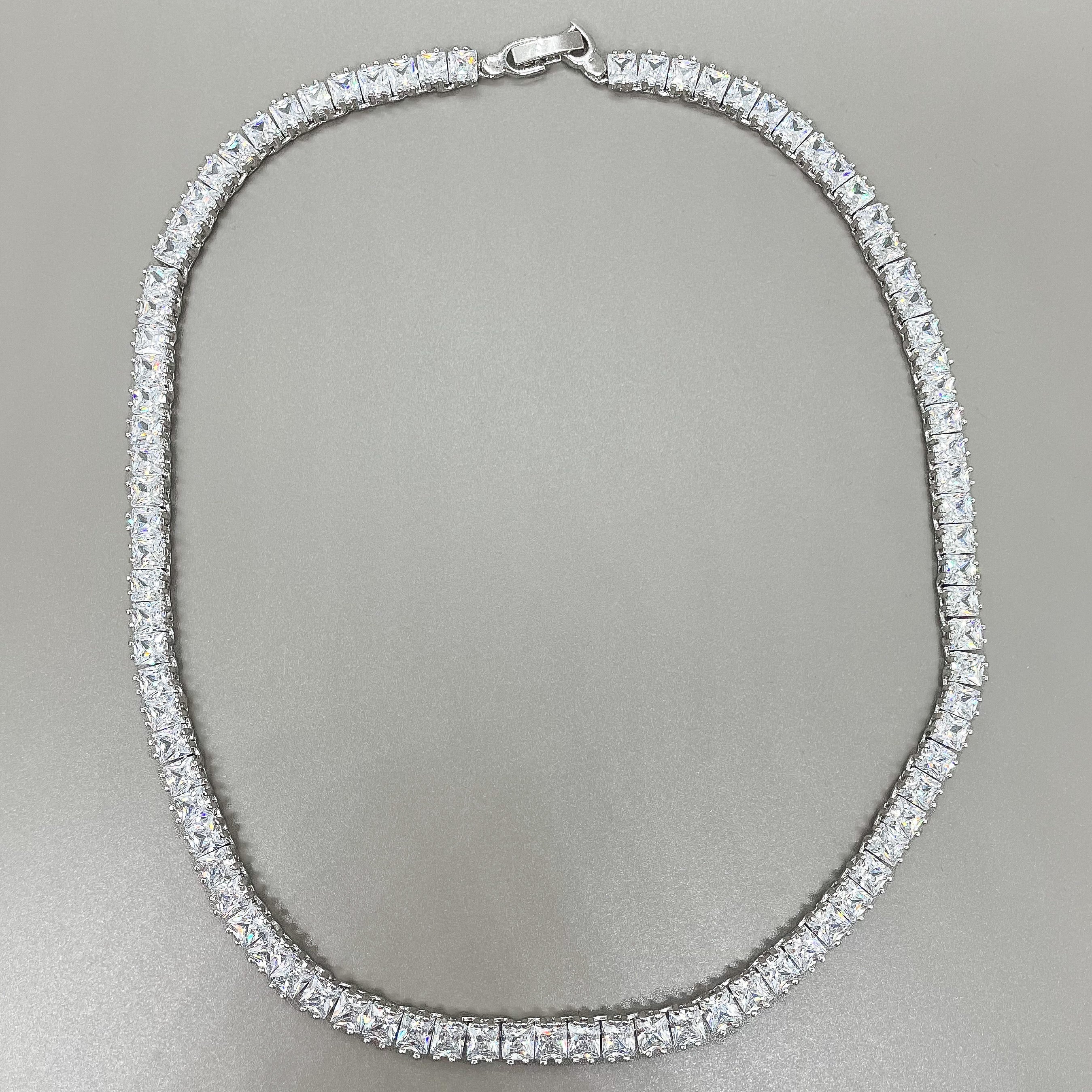 Square hot sale tennis chain